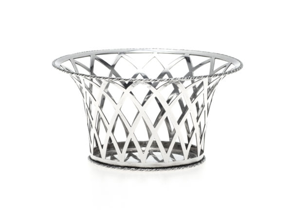 Modern zilveren bonbonmandje uit 1956-15154