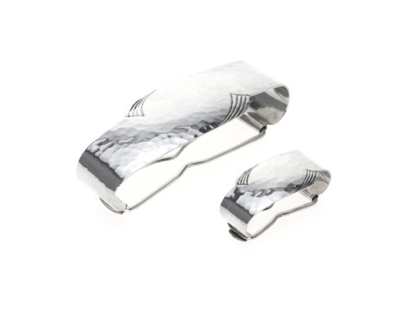 Zilveren servet en vingerdoekband met klemsluiting 1925-1953-15133