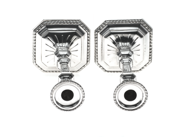 Stel zilveren kandelaars uit 1771-15204