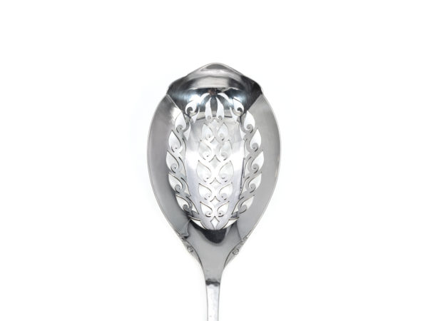 Zilveren natfruitschep model Moustache uit 1928-15401