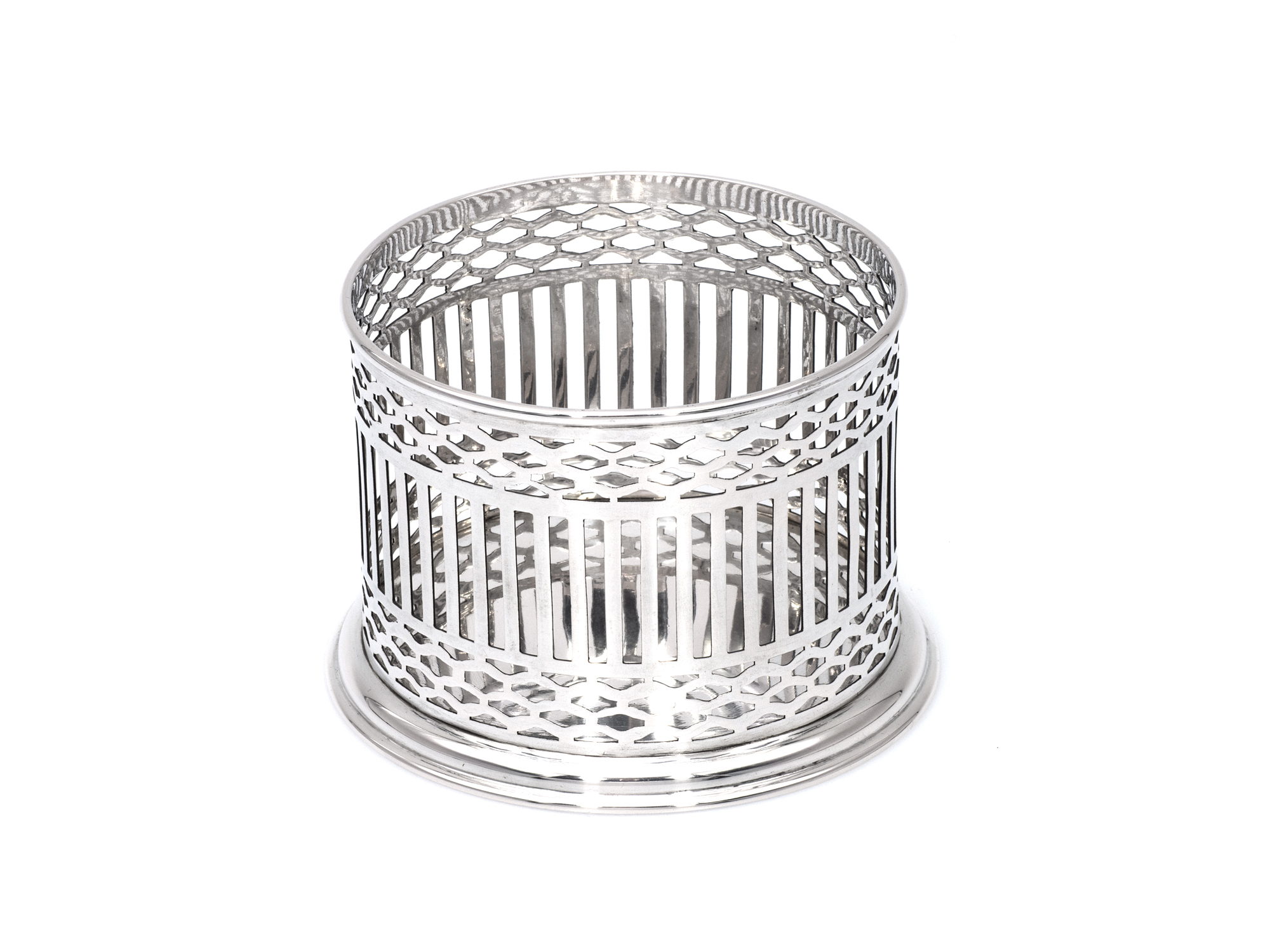 Zilveren flessenbak uit 1918